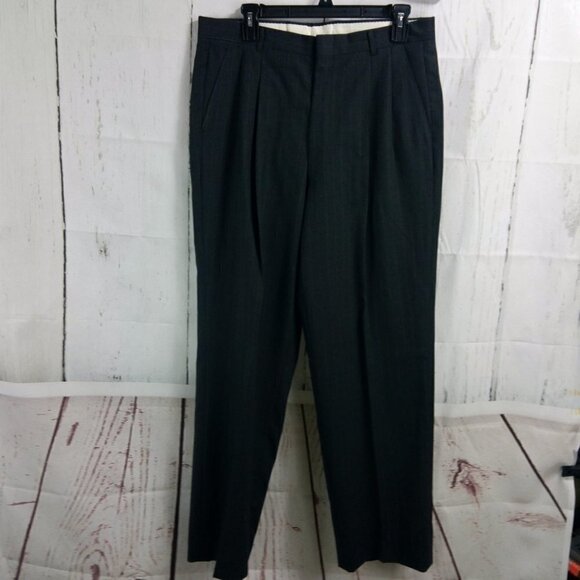 Botany 500 Couture 41R Charcoal Striped 2pc Suit - Picture 12 of 15